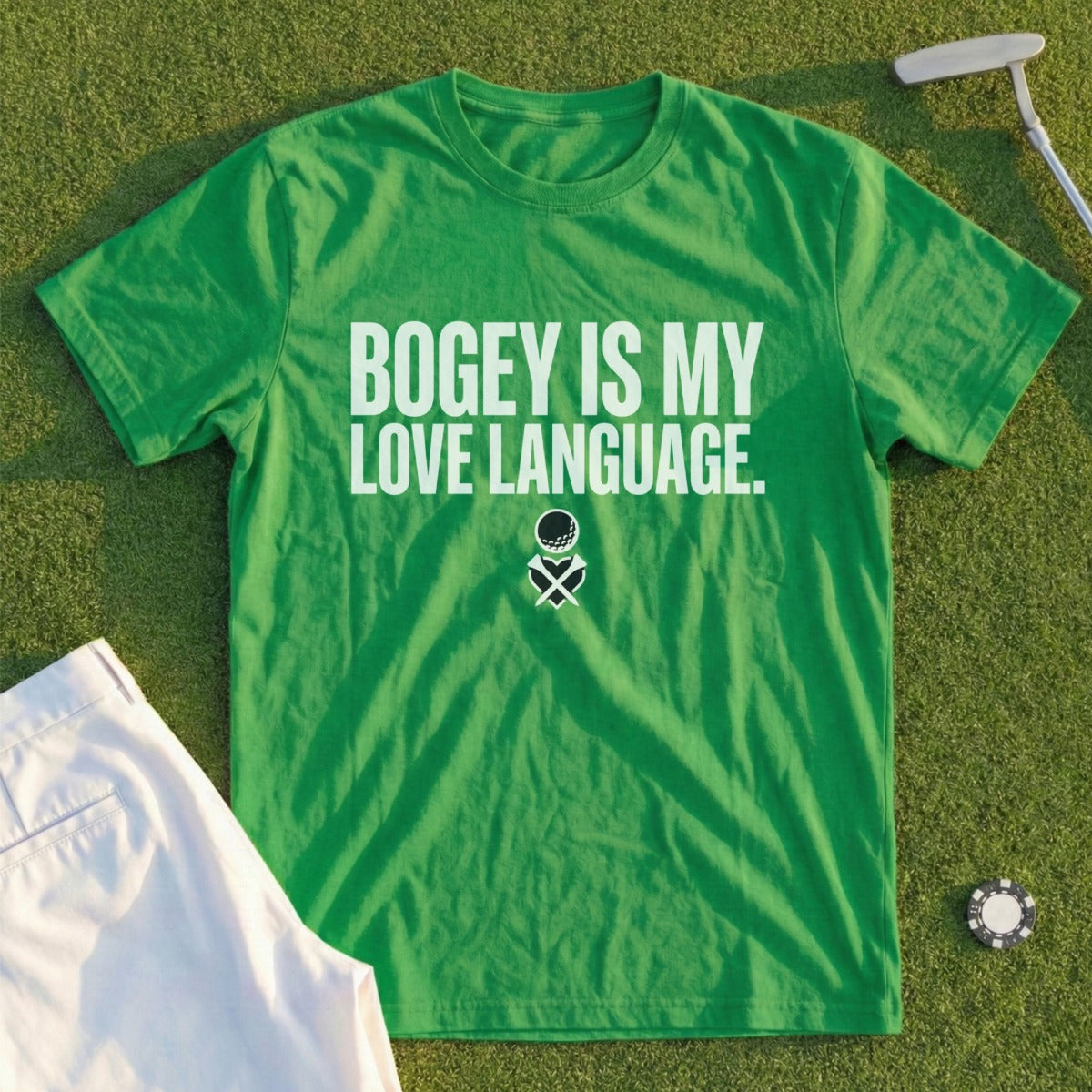 Bogey Is My Love Language Golf T-Shirt