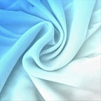 Blue Fade Performance Print Polo, fabric and print close-up
