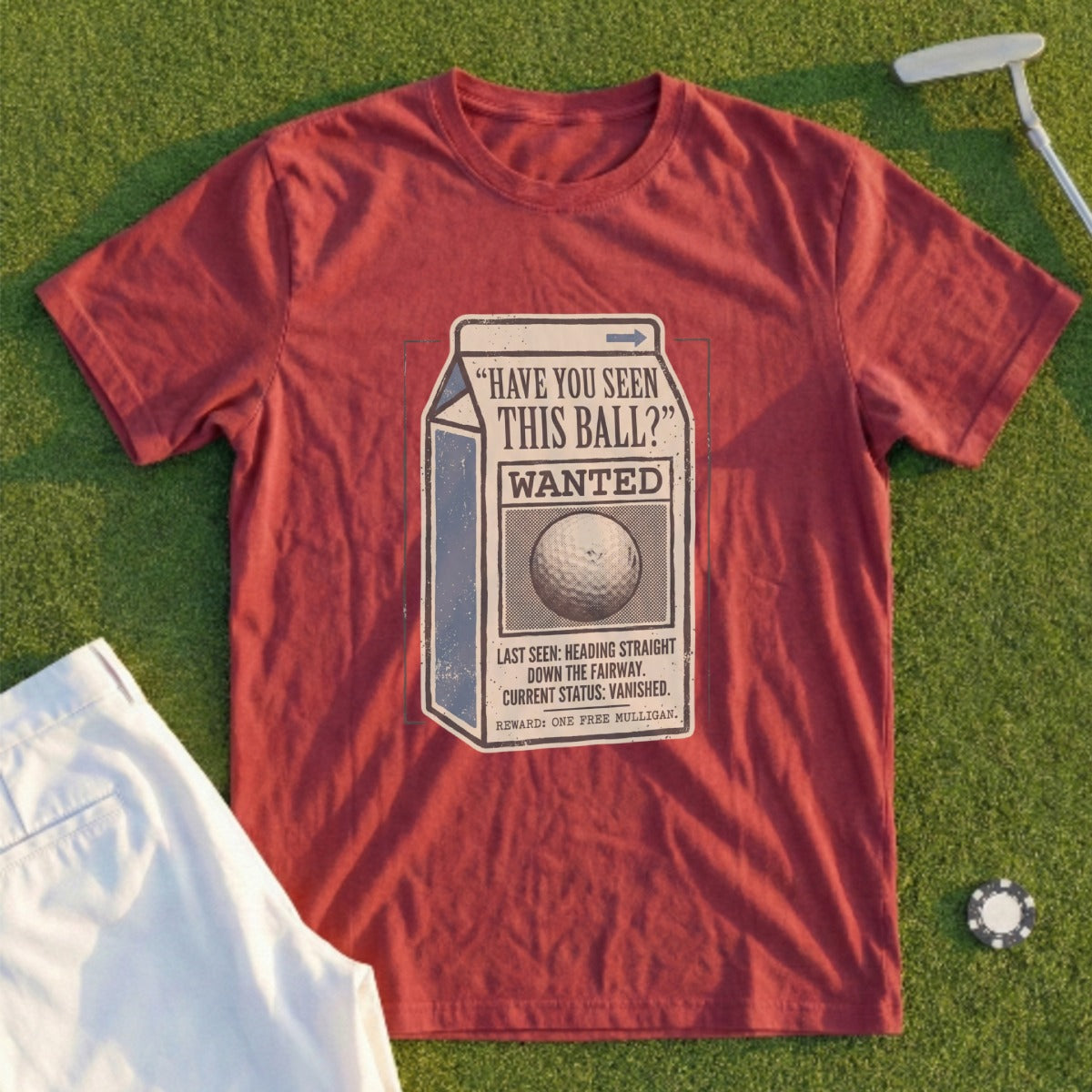 Have You Seen This Ball Wanted Poster T-Shirt