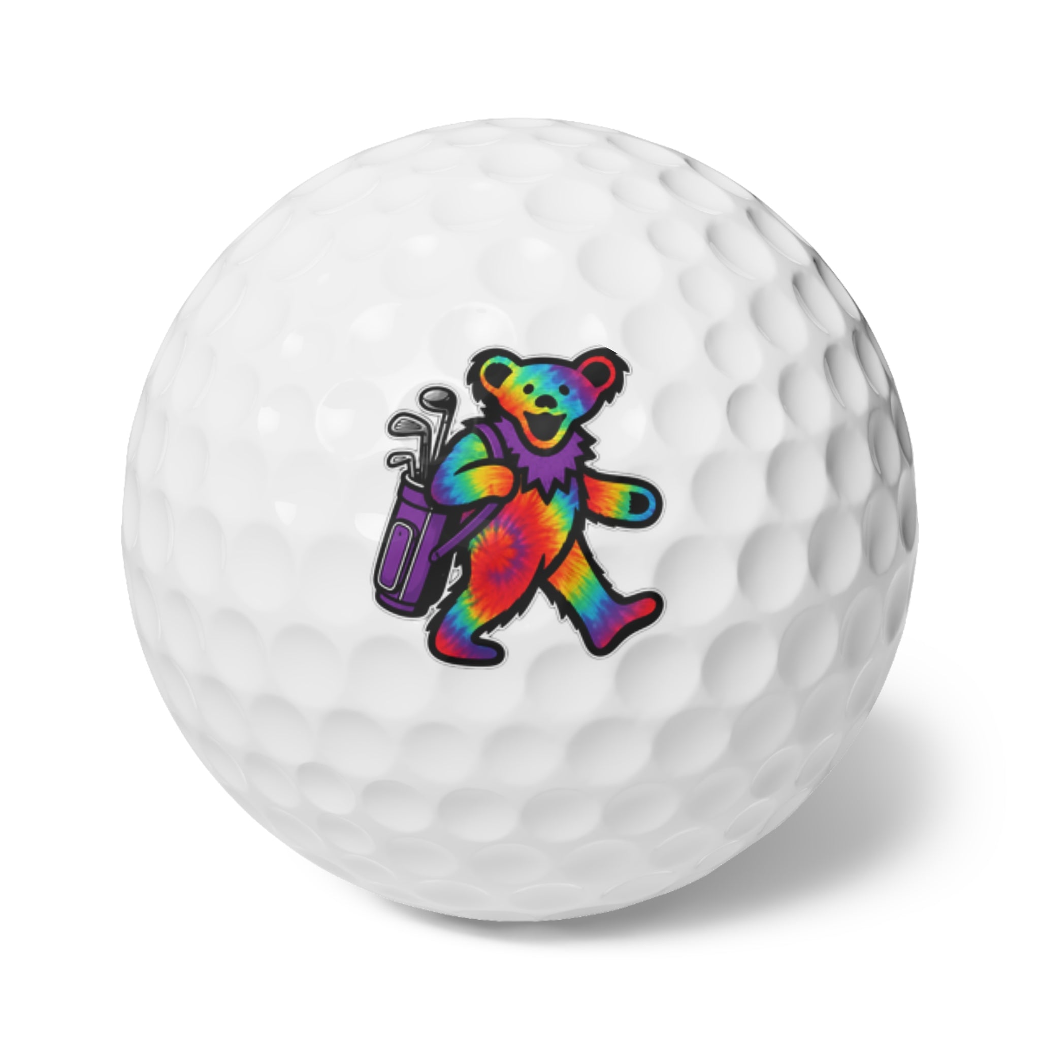 Golfing Bear Golf Balls