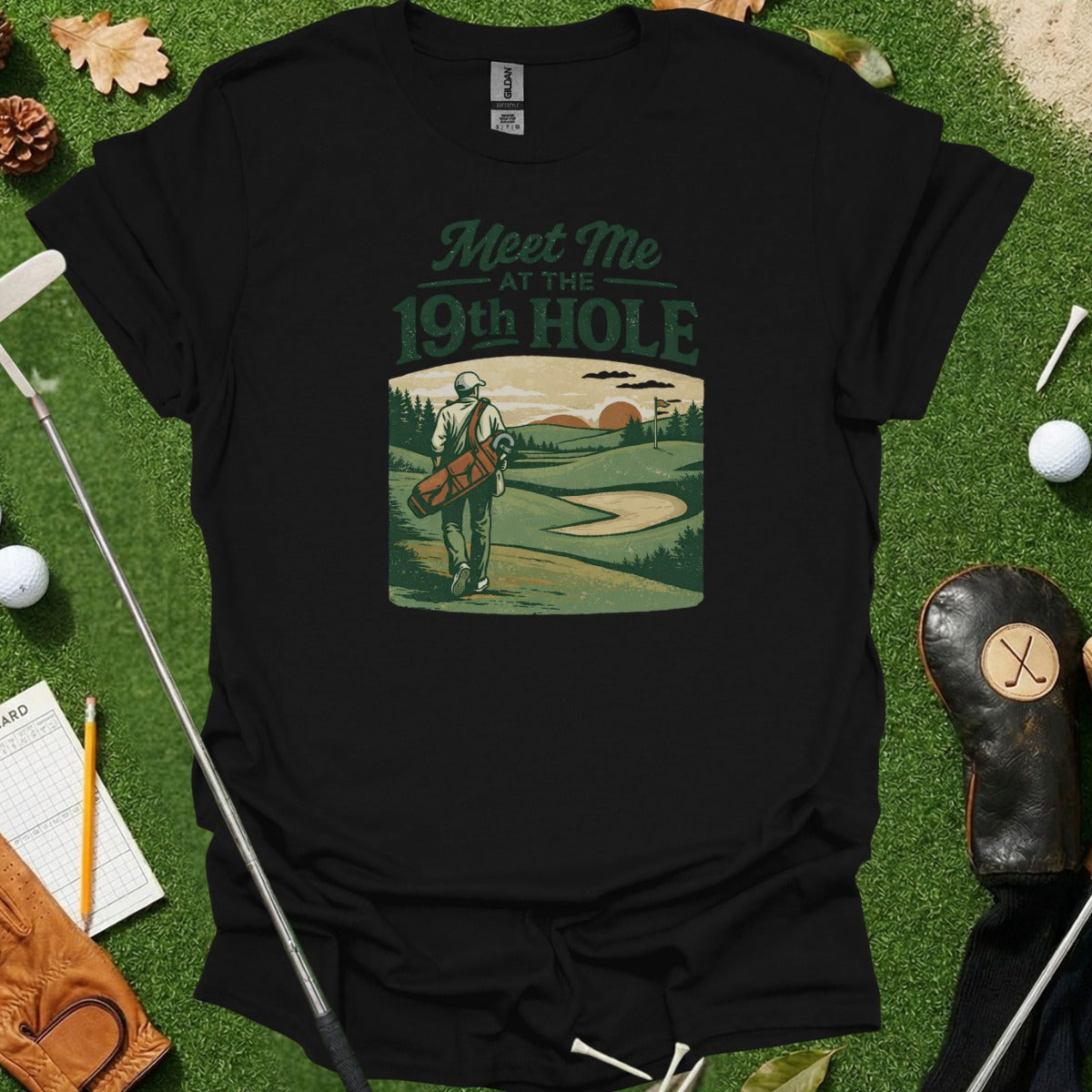 Meet Me At The 19th Hole Golfing T-shirt