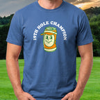 19th Hole Champion Tee worn on the golf course, Royal