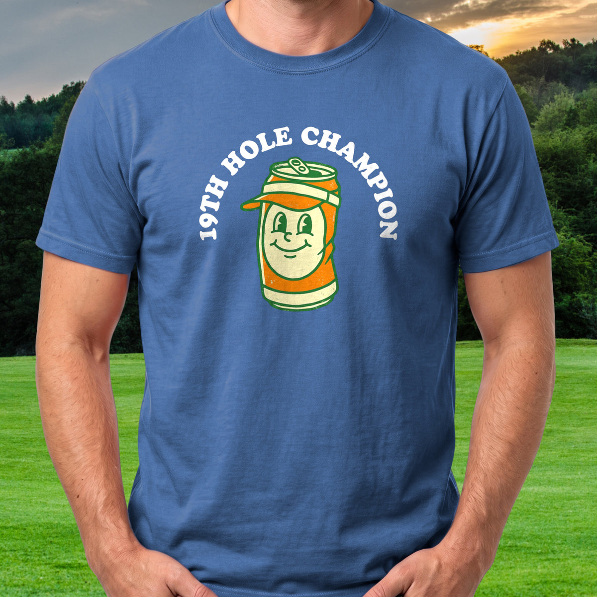 19th Hole Champion Tee worn on the golf course, Royal