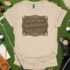 19th Hole Whiskey And Wedges Vintage Sign Tee