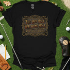 19th Hole Whiskey And Wedges Vintage Sign Tee