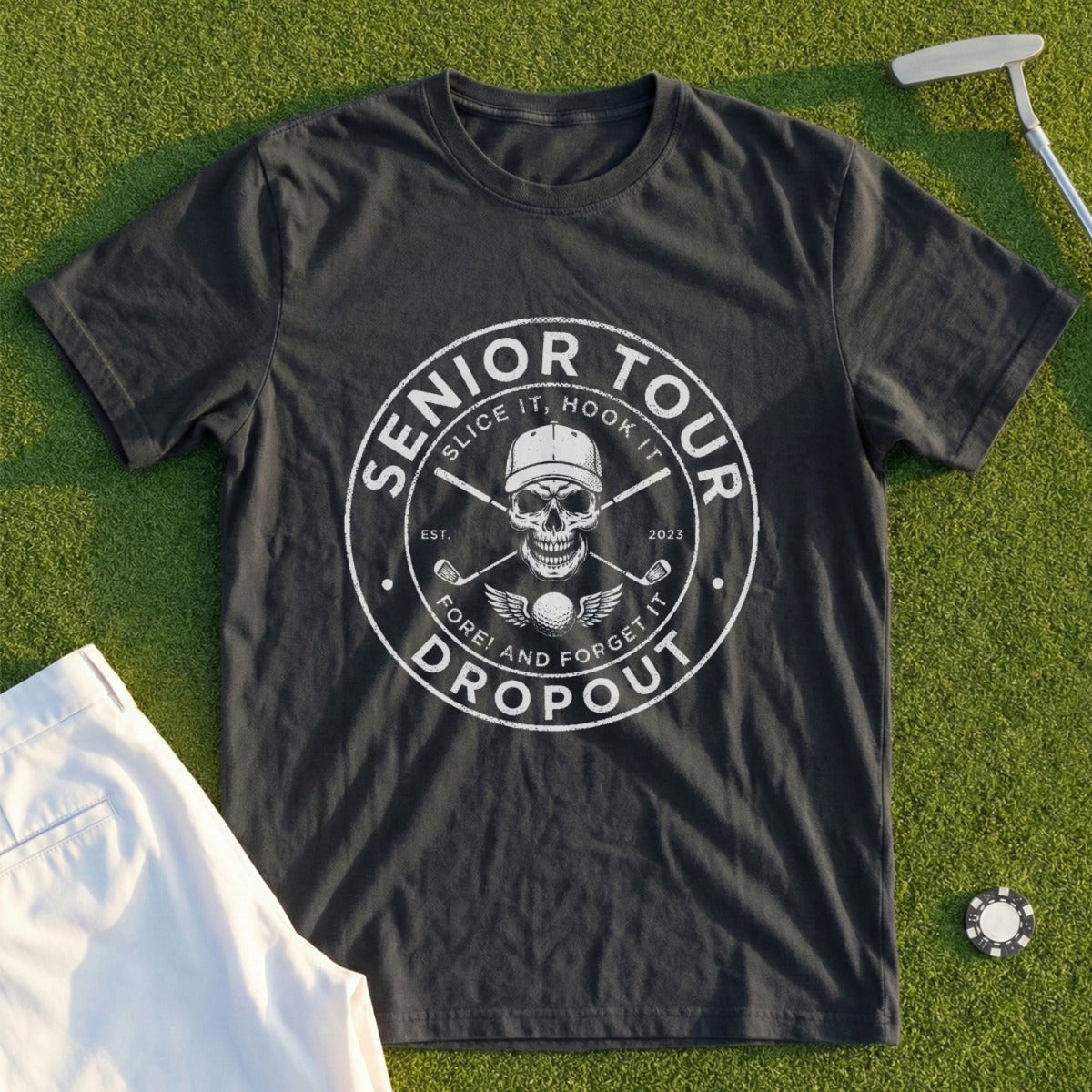Senior Tour Dropout Slice It Hook It T-Shirt