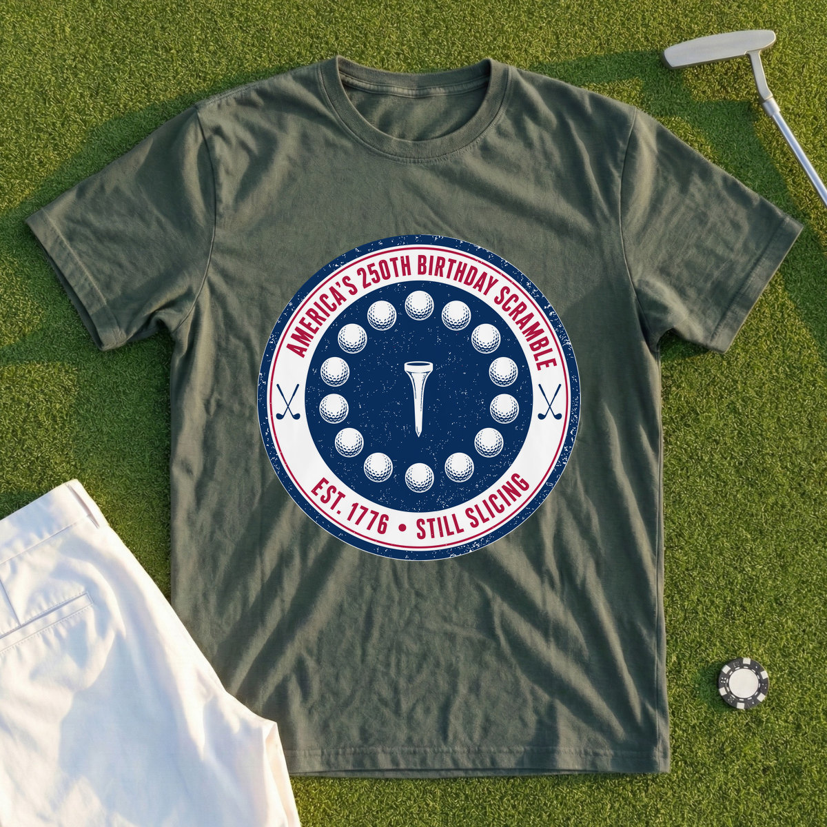 250th Birthday Scramble Tee