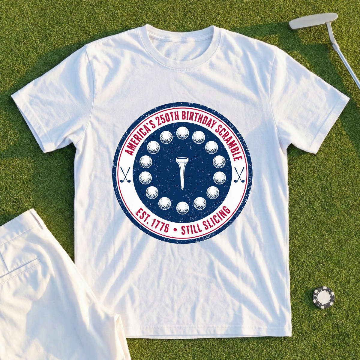 250th Birthday Scramble Tee
