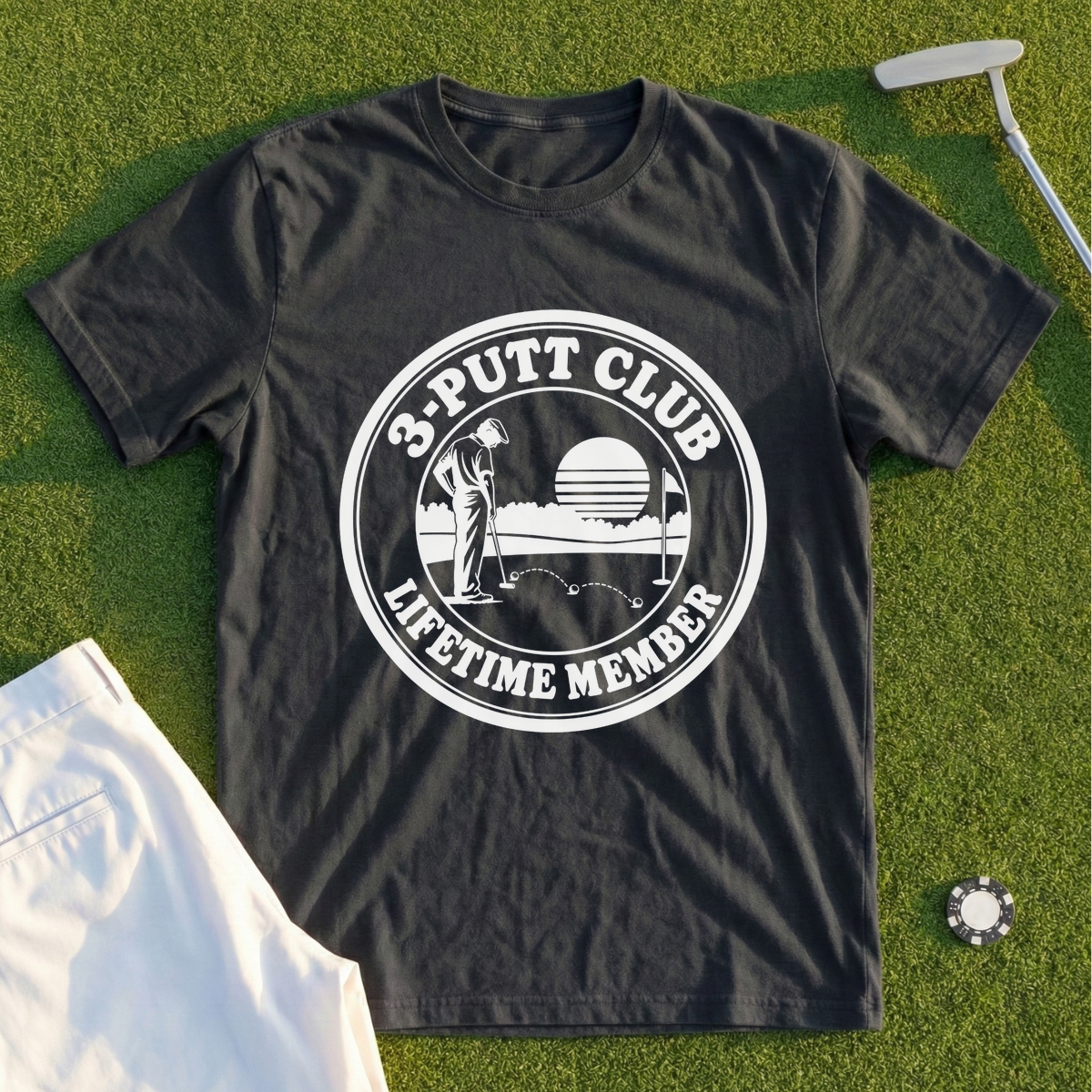 3-Putt Club Lifetime Member Tee