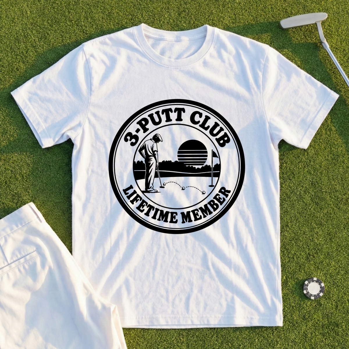 3-Putt Club Lifetime Member Tee