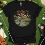 Meet Me At The 19th Hole Classic Americana Golf Shirt