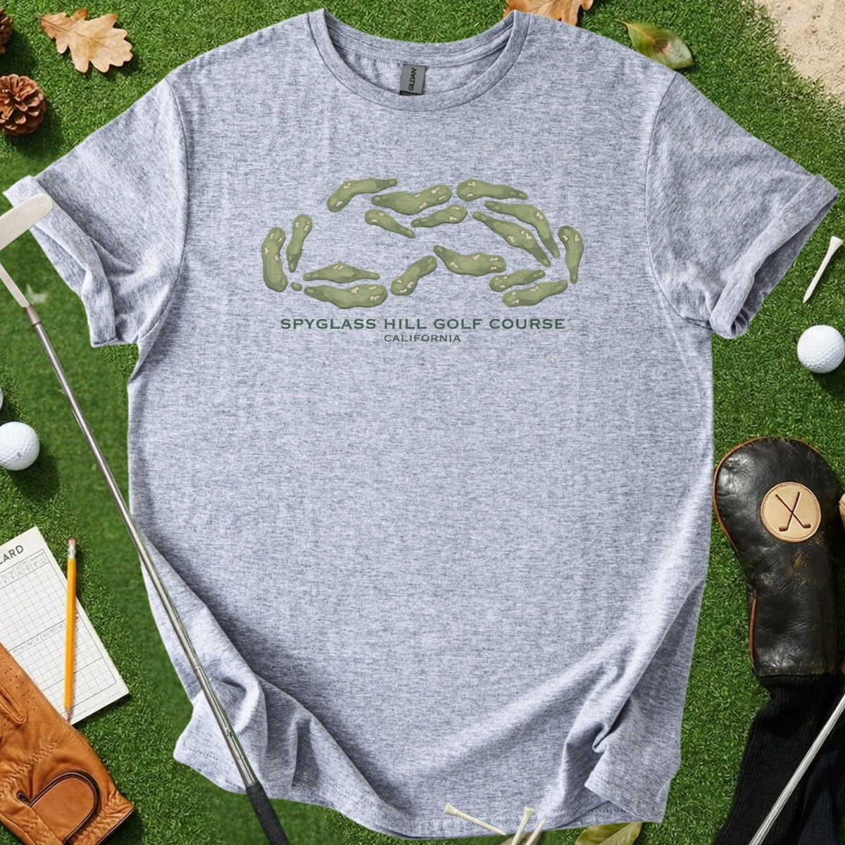 SPYGLASS HILL GOLF COURSE CALIFORNIA T-SHIRT