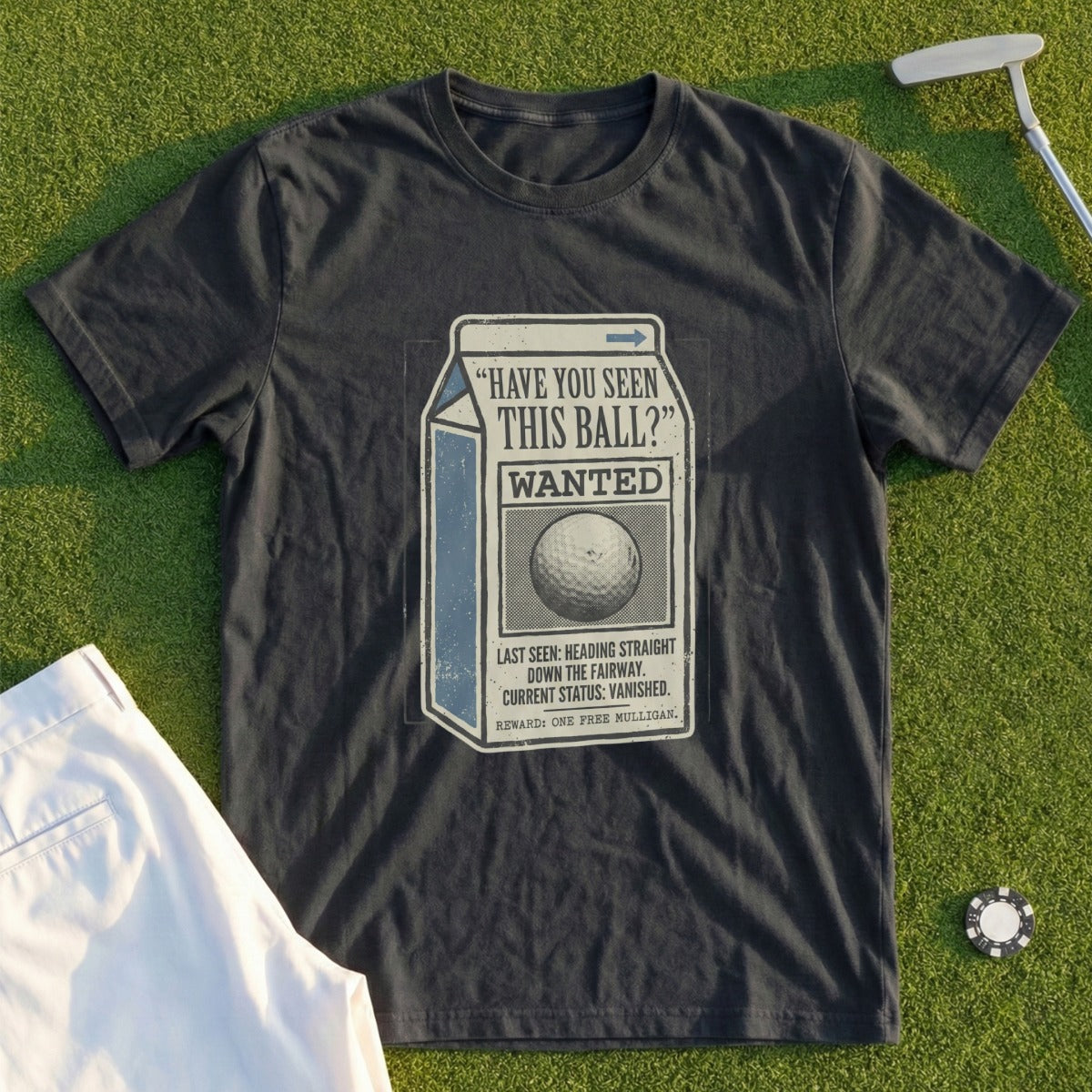 'Have You Seen This Ball?' Wanted Graphic T-Shirt