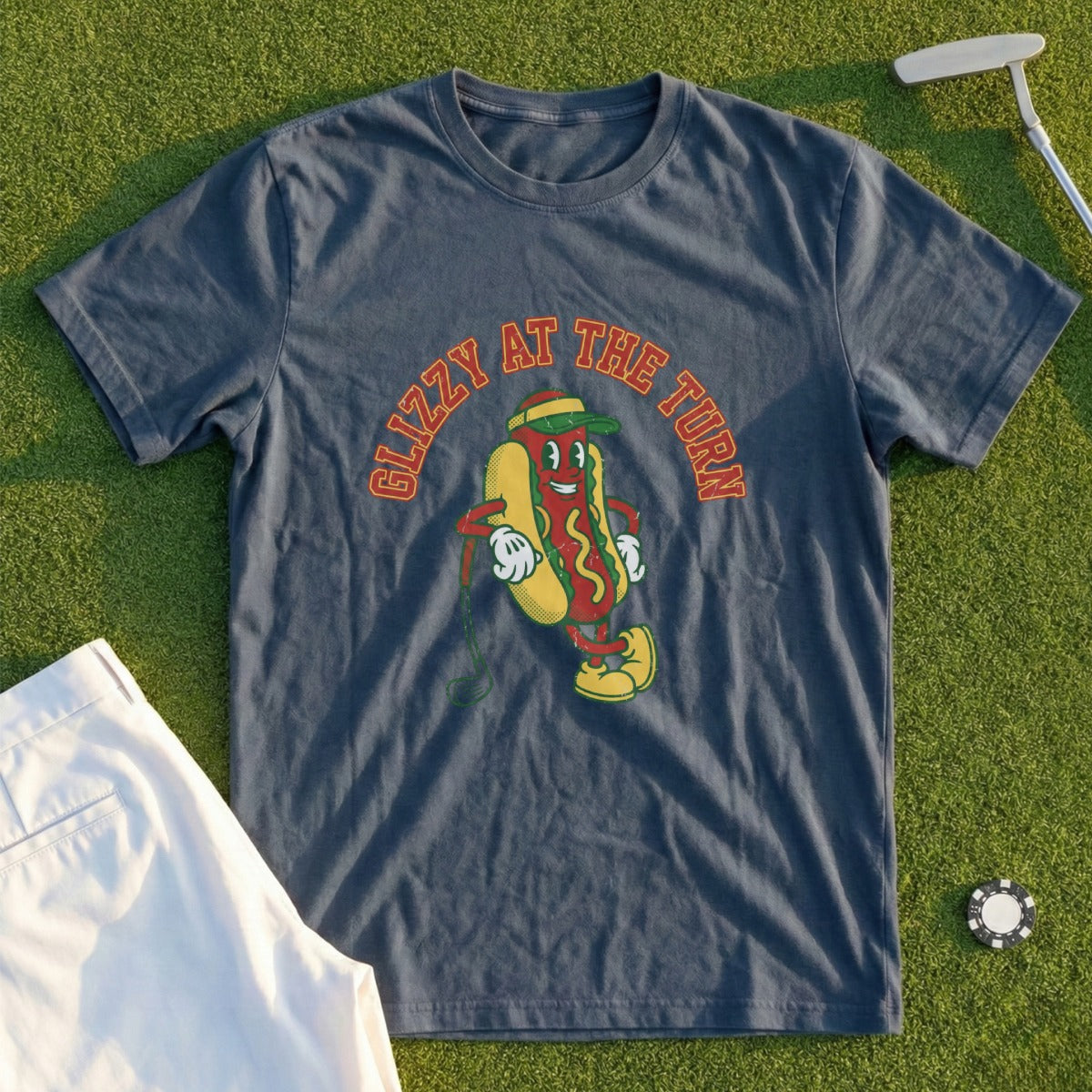 Glizzy At The Turn Graphic Tee Golf T-shirt