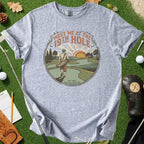 Meet Me At The 19th Hole Golf Graphic Tee Shirt