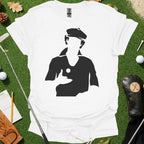 Vintage Golfer Silhouette Graphic Tee
