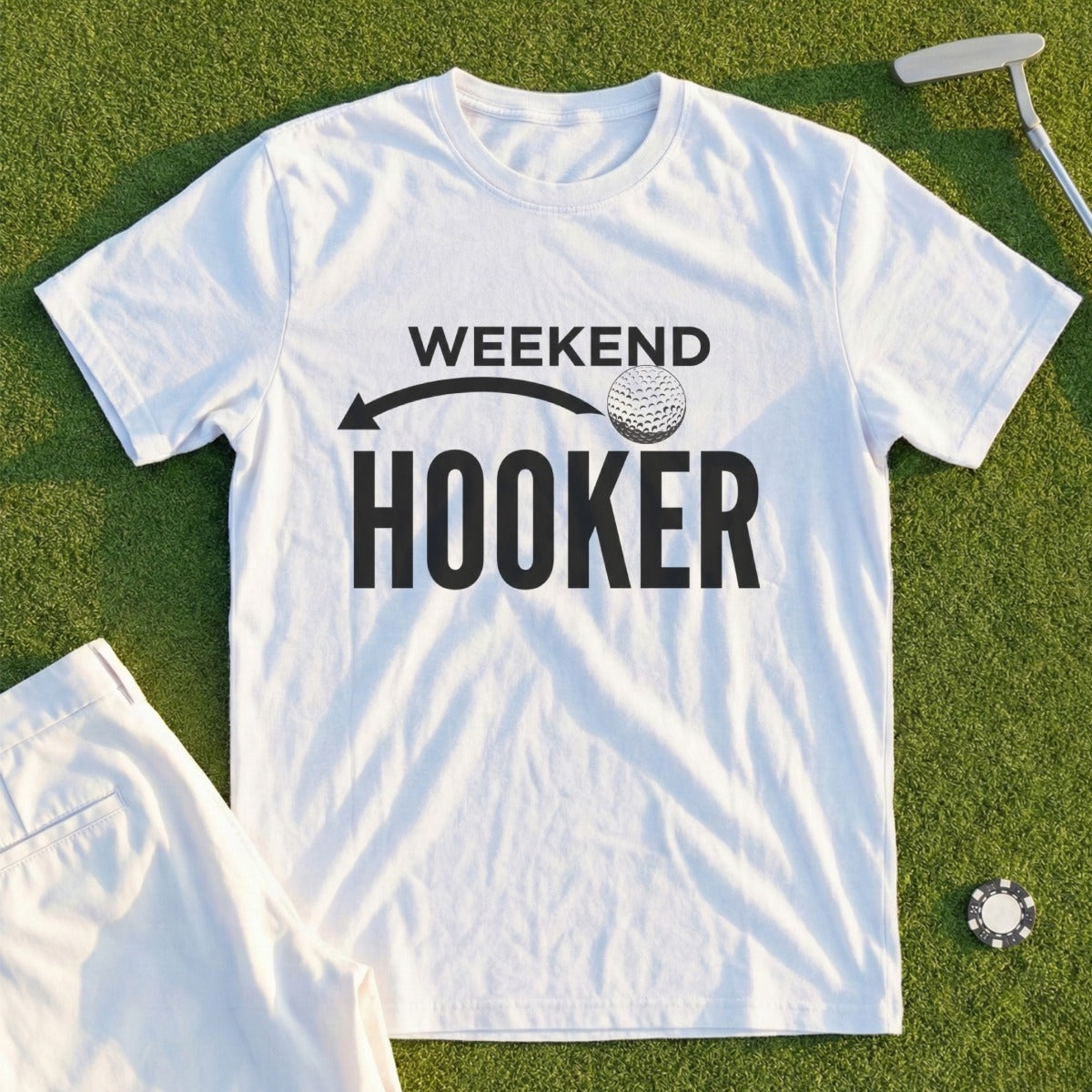 Weekend Hooker Golf T-Shirt for Casual Wear