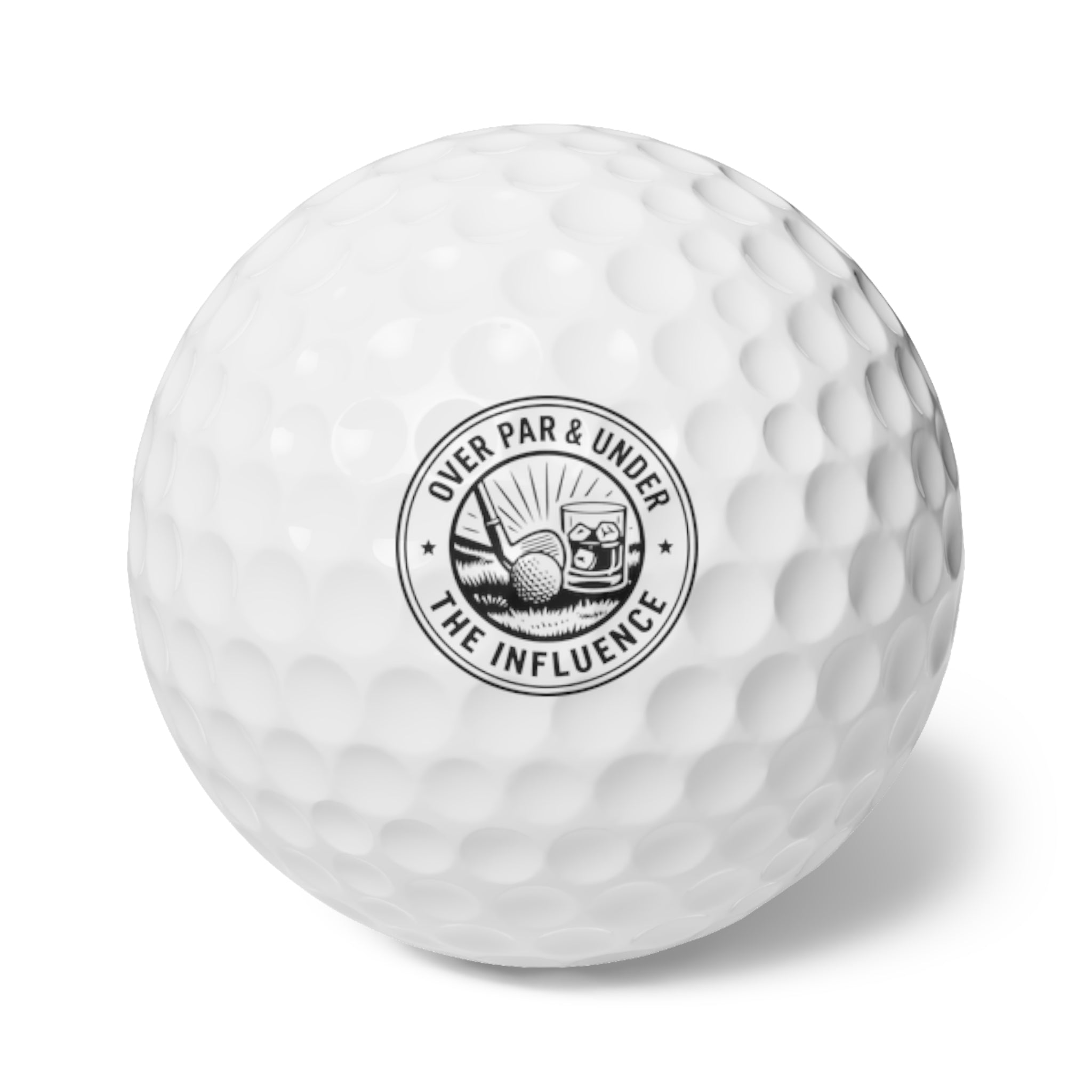 Over Par & Under The Influence Golf Balls