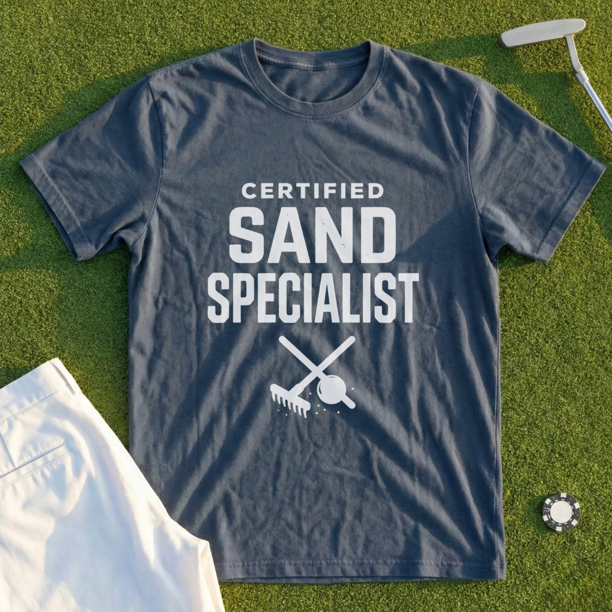 Certified Sand Specialist T-Shirt for Golf Enthusiasts