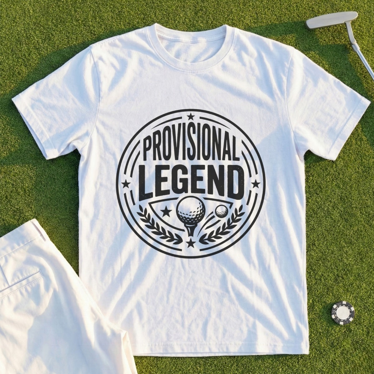 Provisional Legend Golf Themed Graphic Tee Product