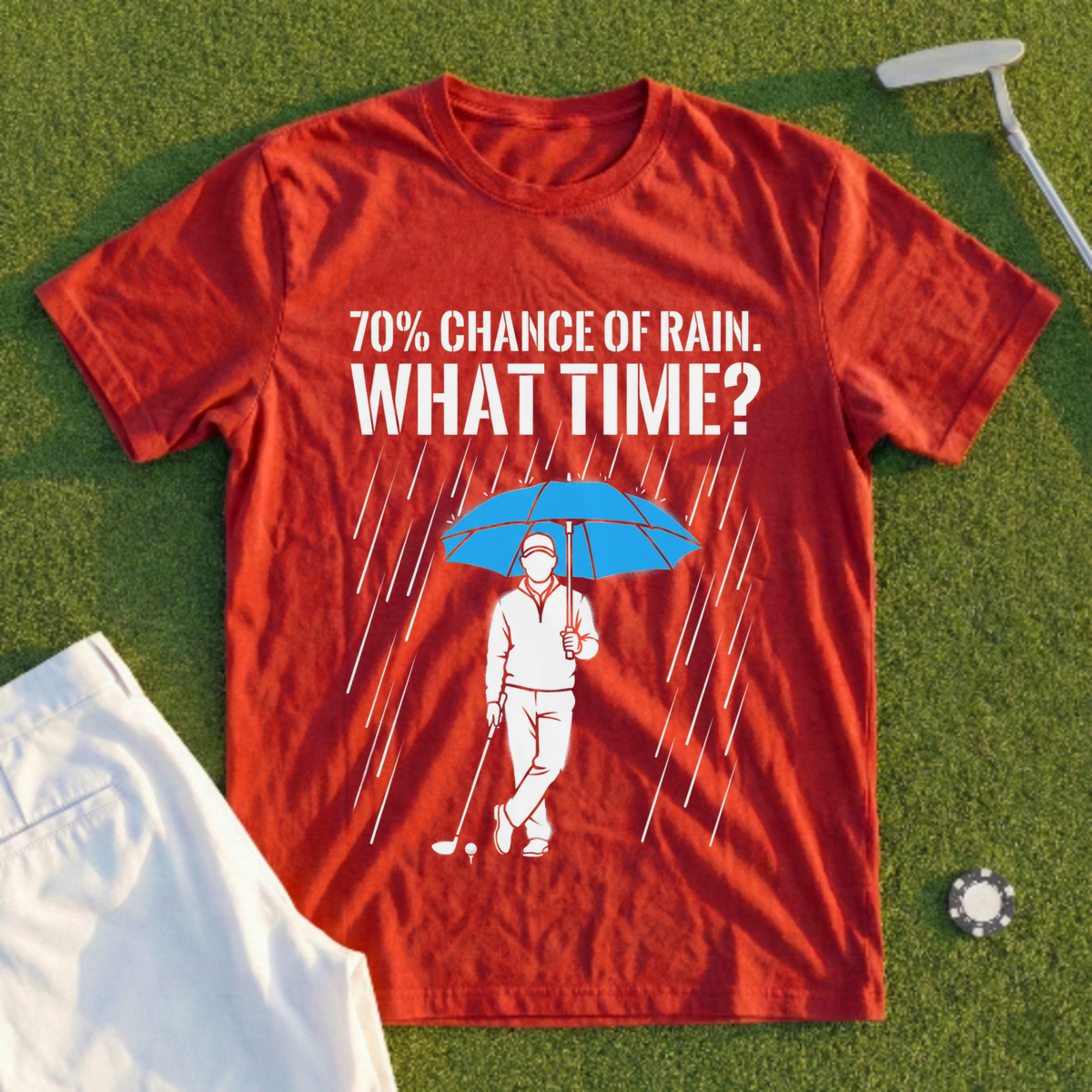 70% Chance Of Rain, What Time Tee