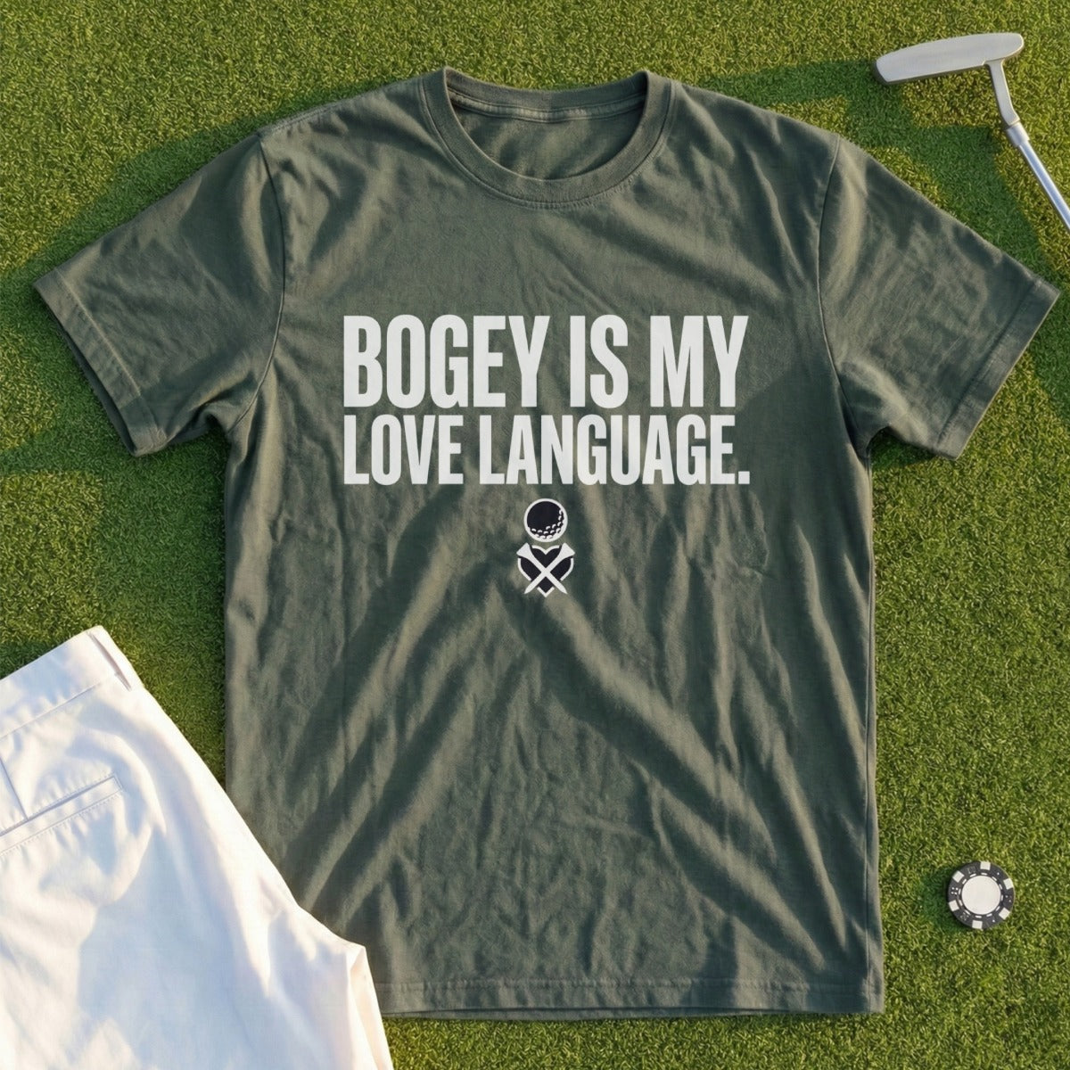 Bogey Is My Love Language Golf T-Shirt Product