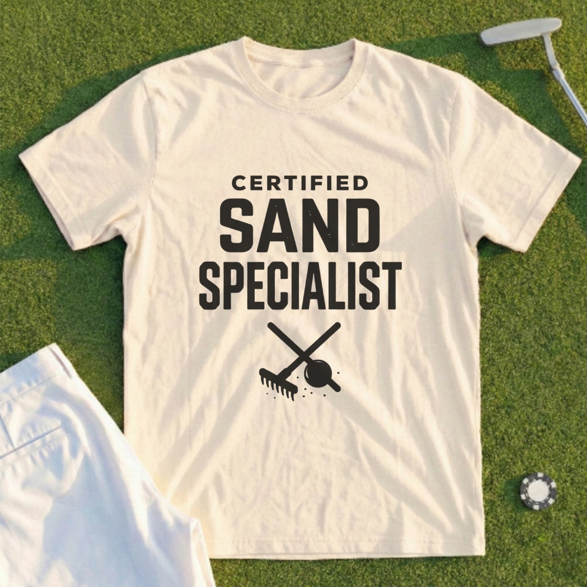 Certified Sand Specialist Golf Enthusiast T-Shirt