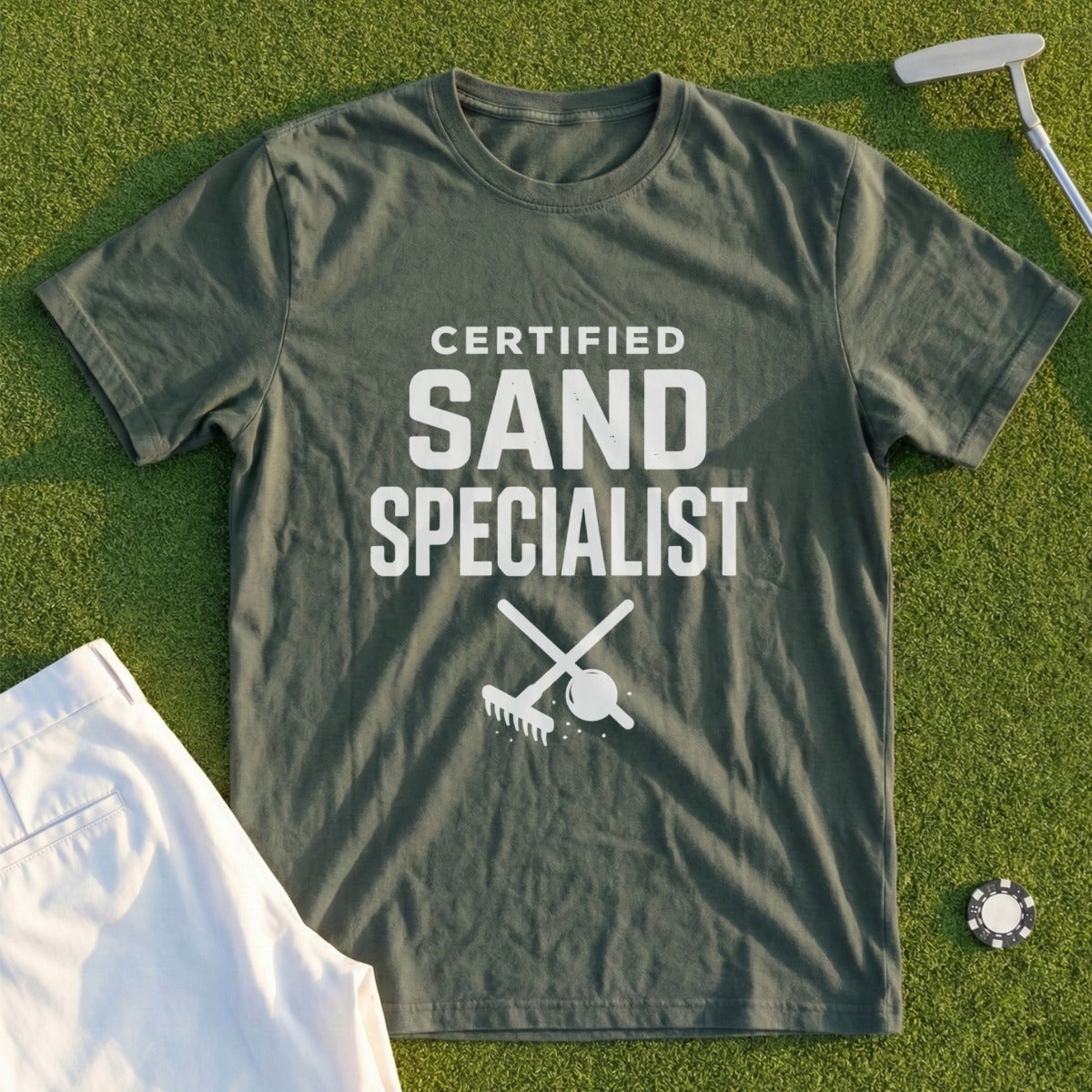 Certified Sand Specialist T-shirt Golf Enthusiast Gift