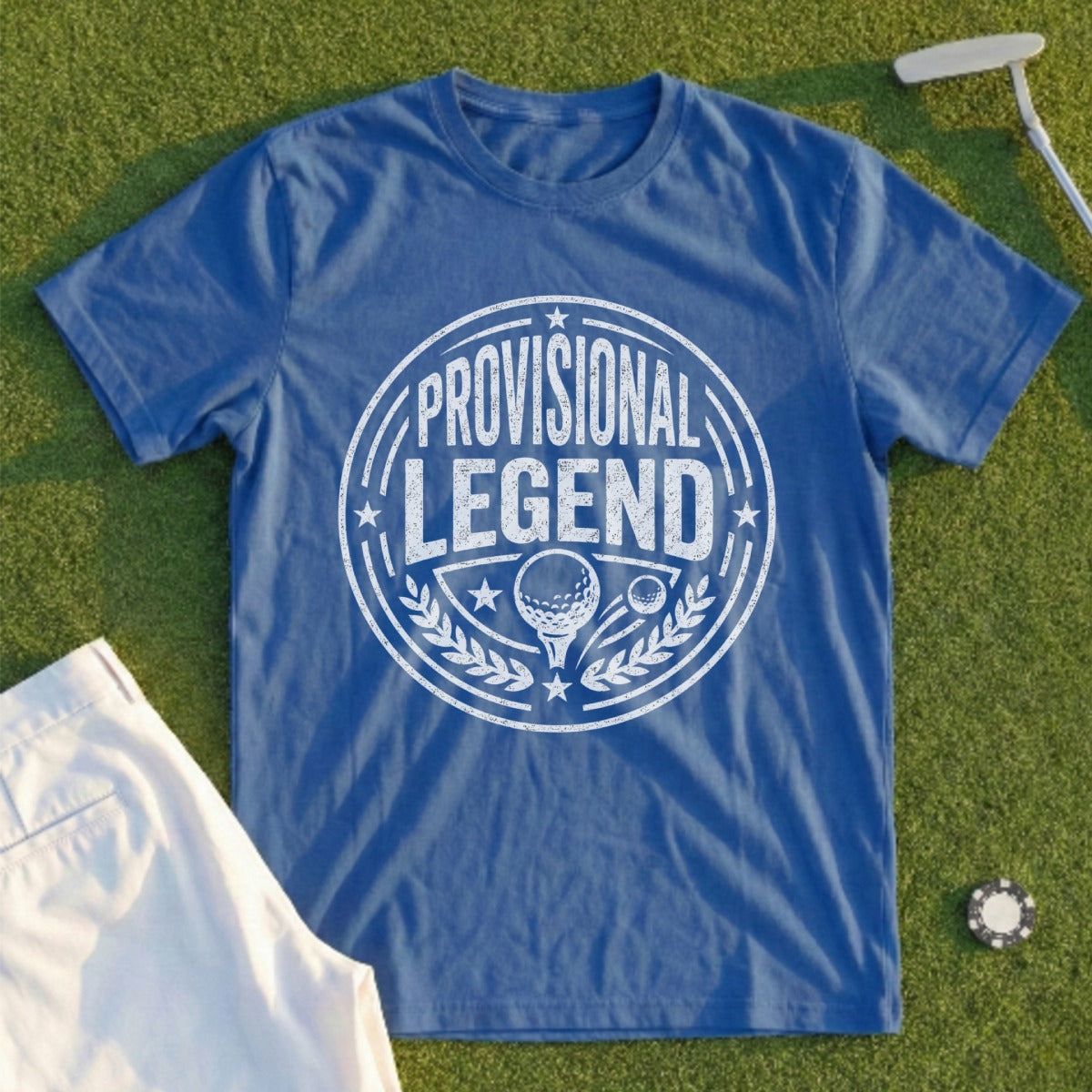 Provisional Legend Golf Themed Graphic T-Shirt Product