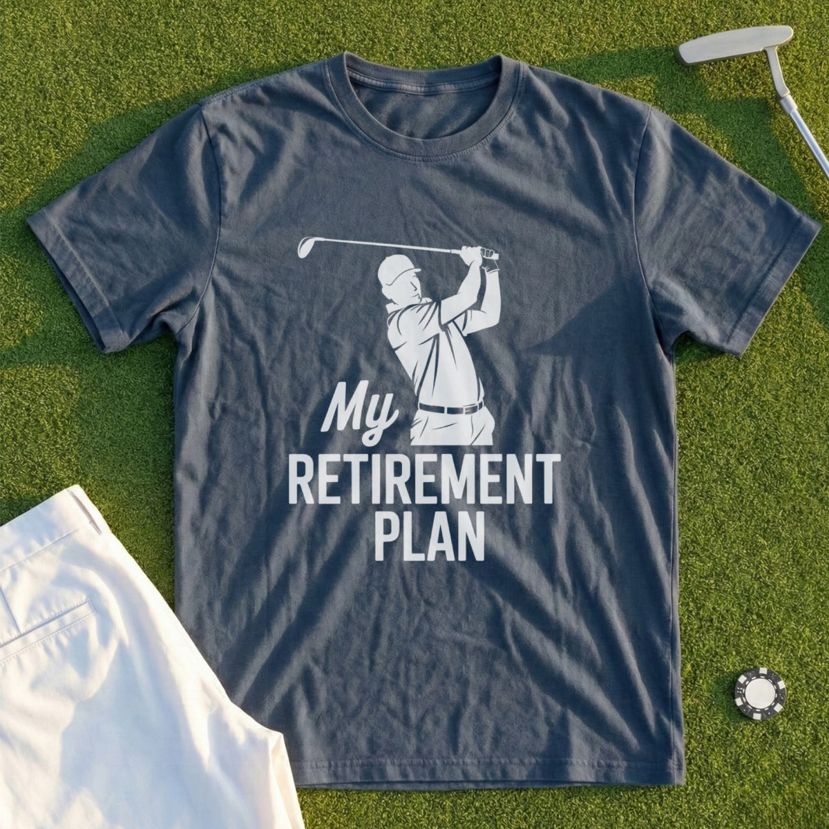 My Retirement Plan Golf Graphic T-shirt