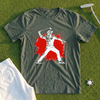 Angry Golfer Color Splash Tee