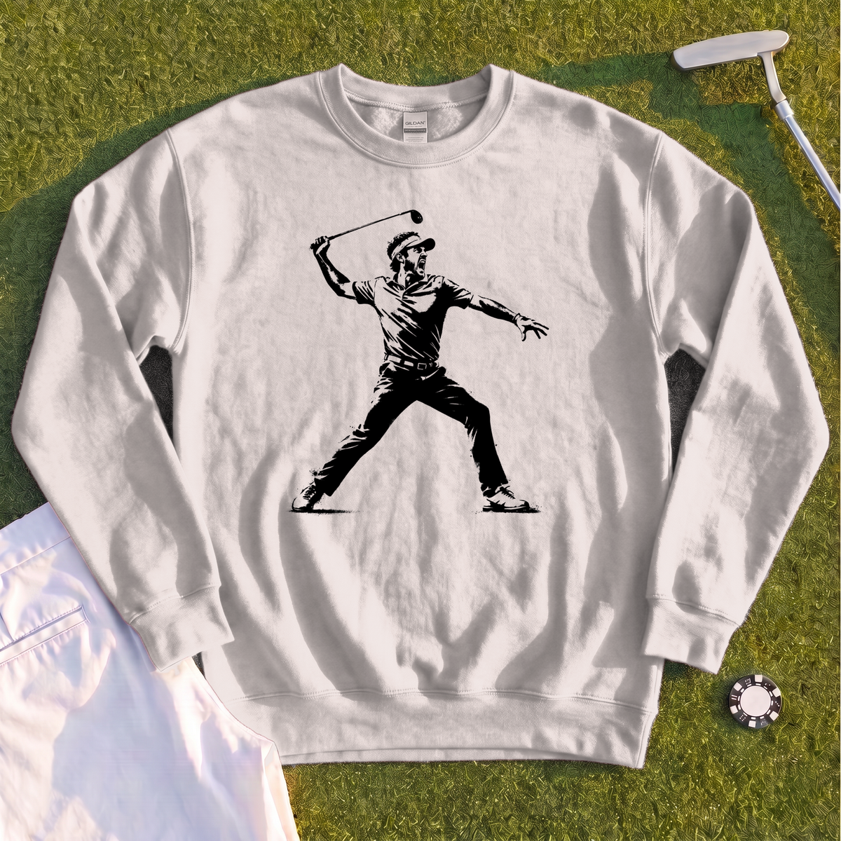 Angry Golfer Sweatshirt