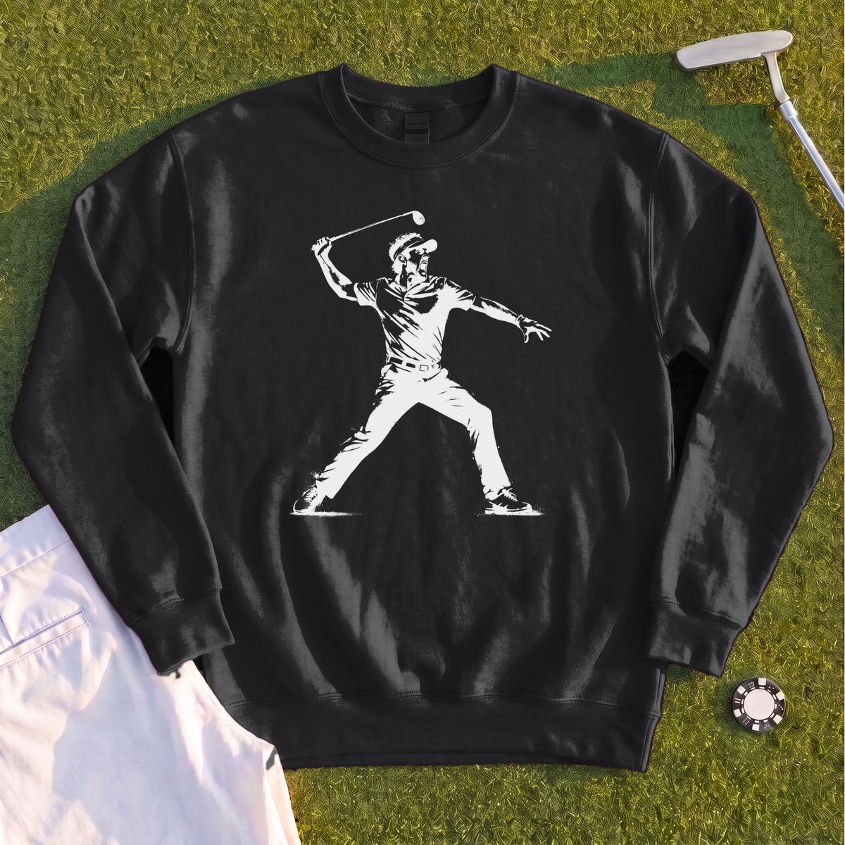 Angry Golfer Sweatshirt