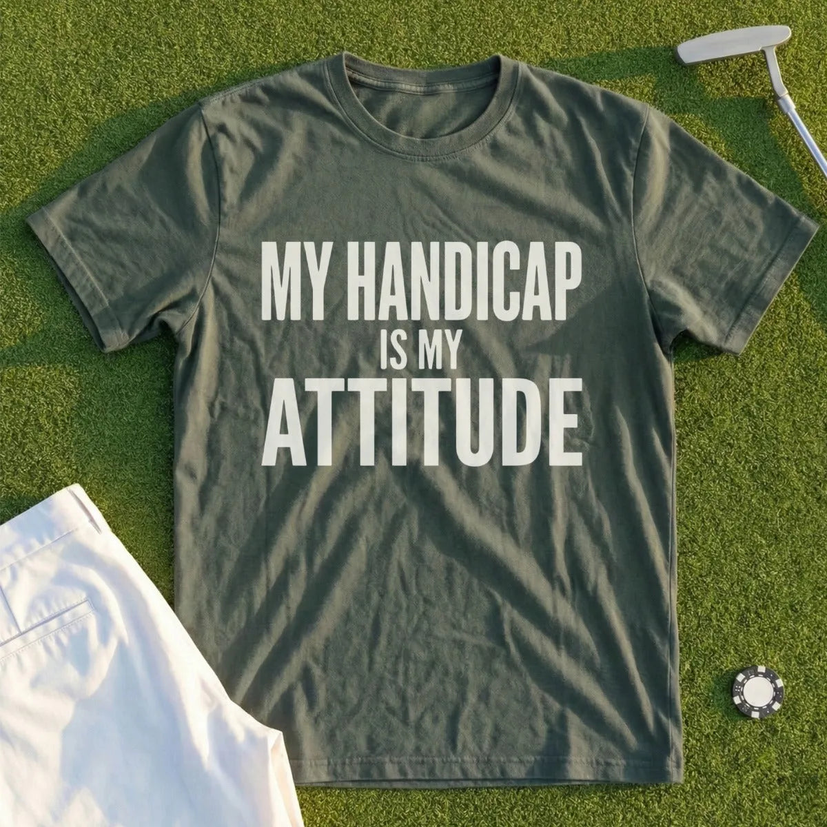 Attitude Is My Handicap Tee