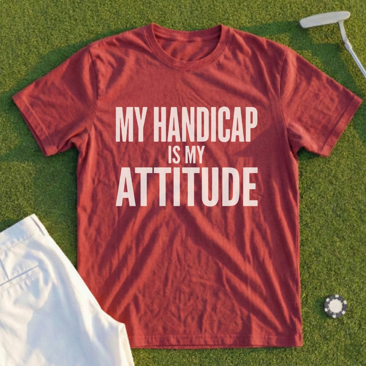 Attitude Is My Handicap Tee