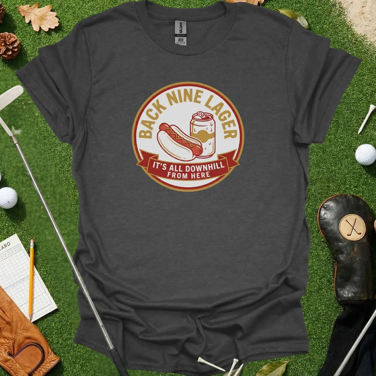 Back Nine Lager Logo Tee