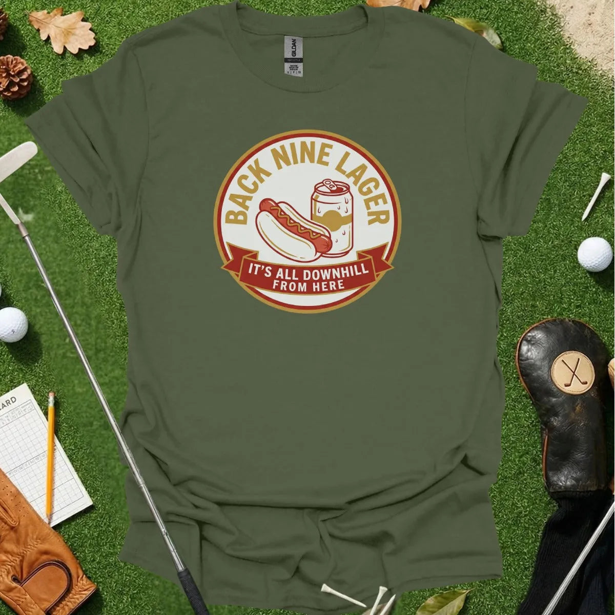 Back Nine Lager Logo Tee
