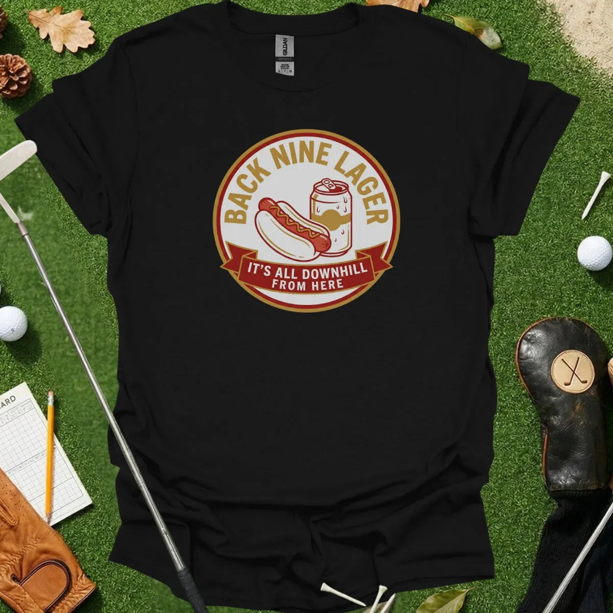 Back Nine Lager Logo Tee