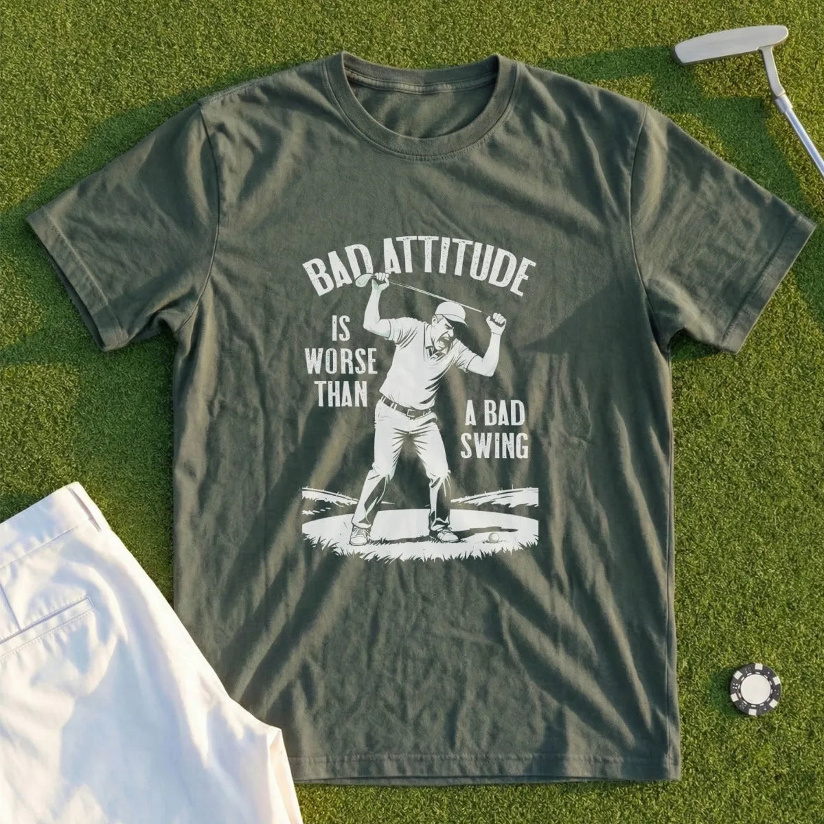 Bad Attitude Over Bad Swing Tee