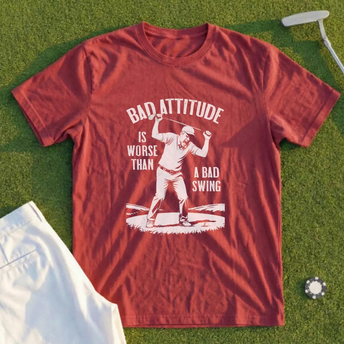 Bad Attitude Over Bad Swing Tee