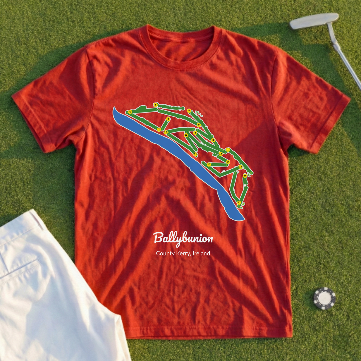 Ballybunion, Course Map Tee