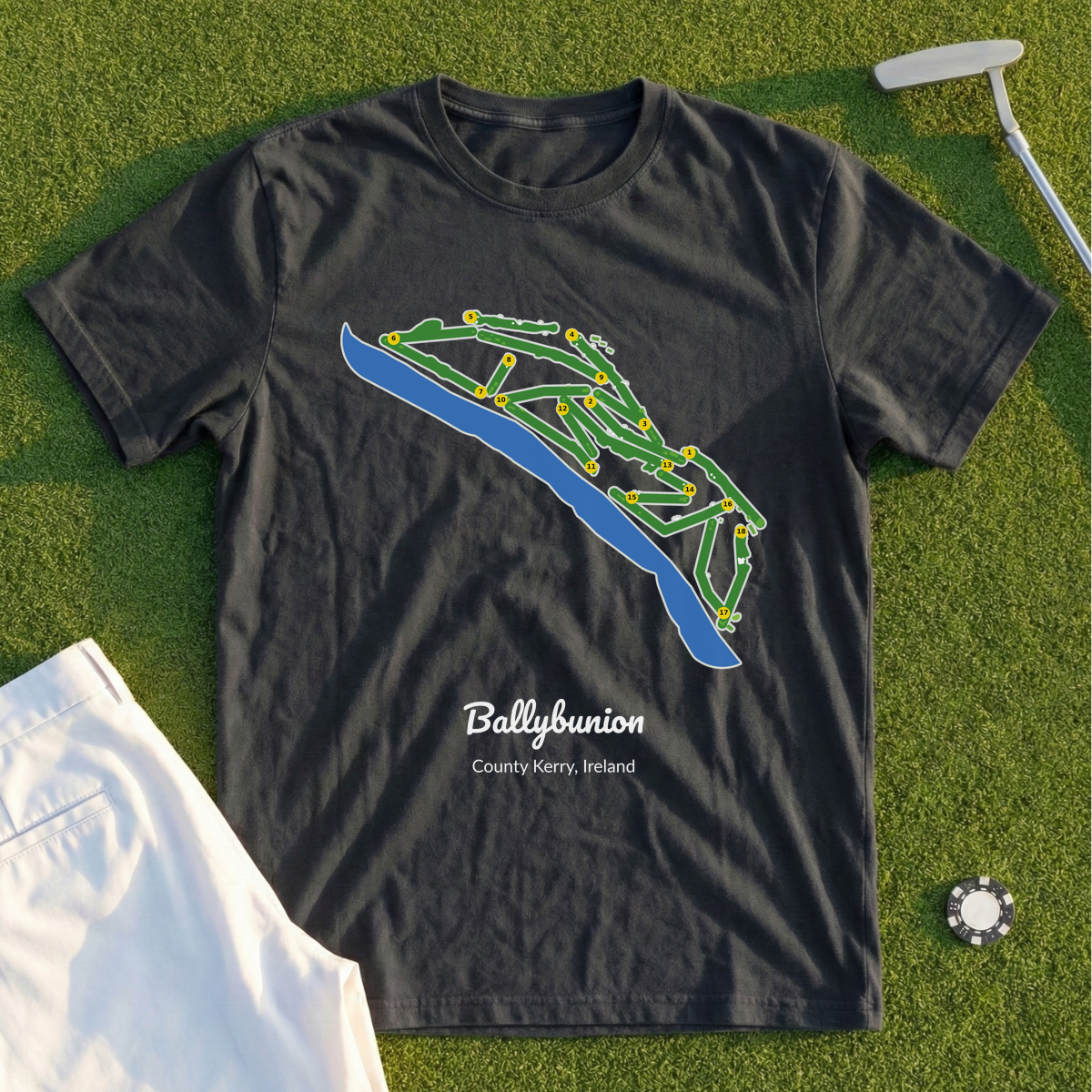 Ballybunion, Course Map Tee
