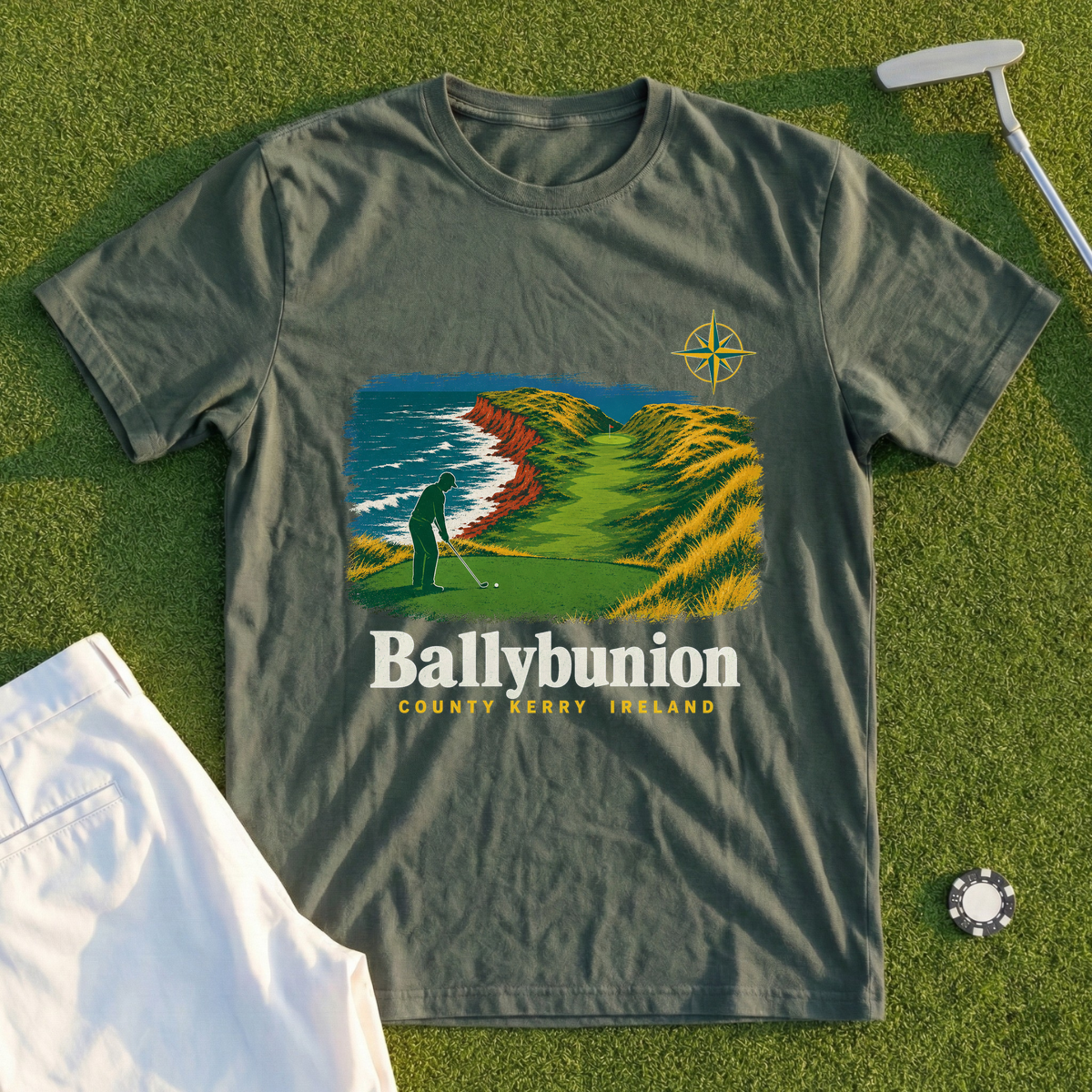 Ballybunion, Watsons Hole Travel Poster Tee