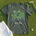 Bandon Dunes Course Map Tee