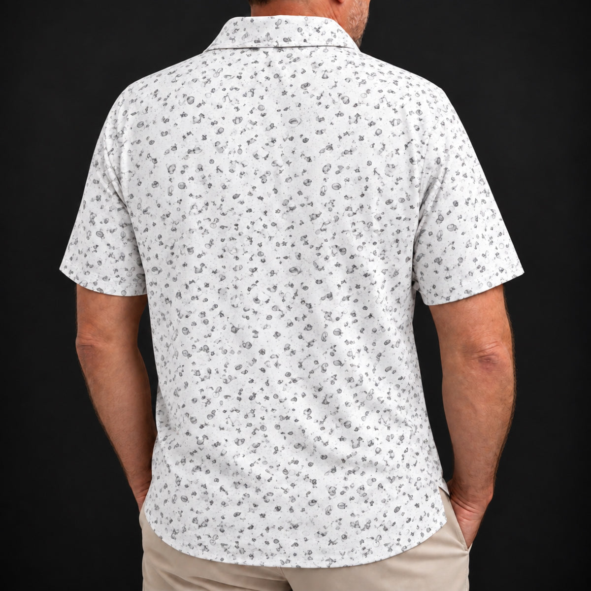 Baseballs Performance Print Polo