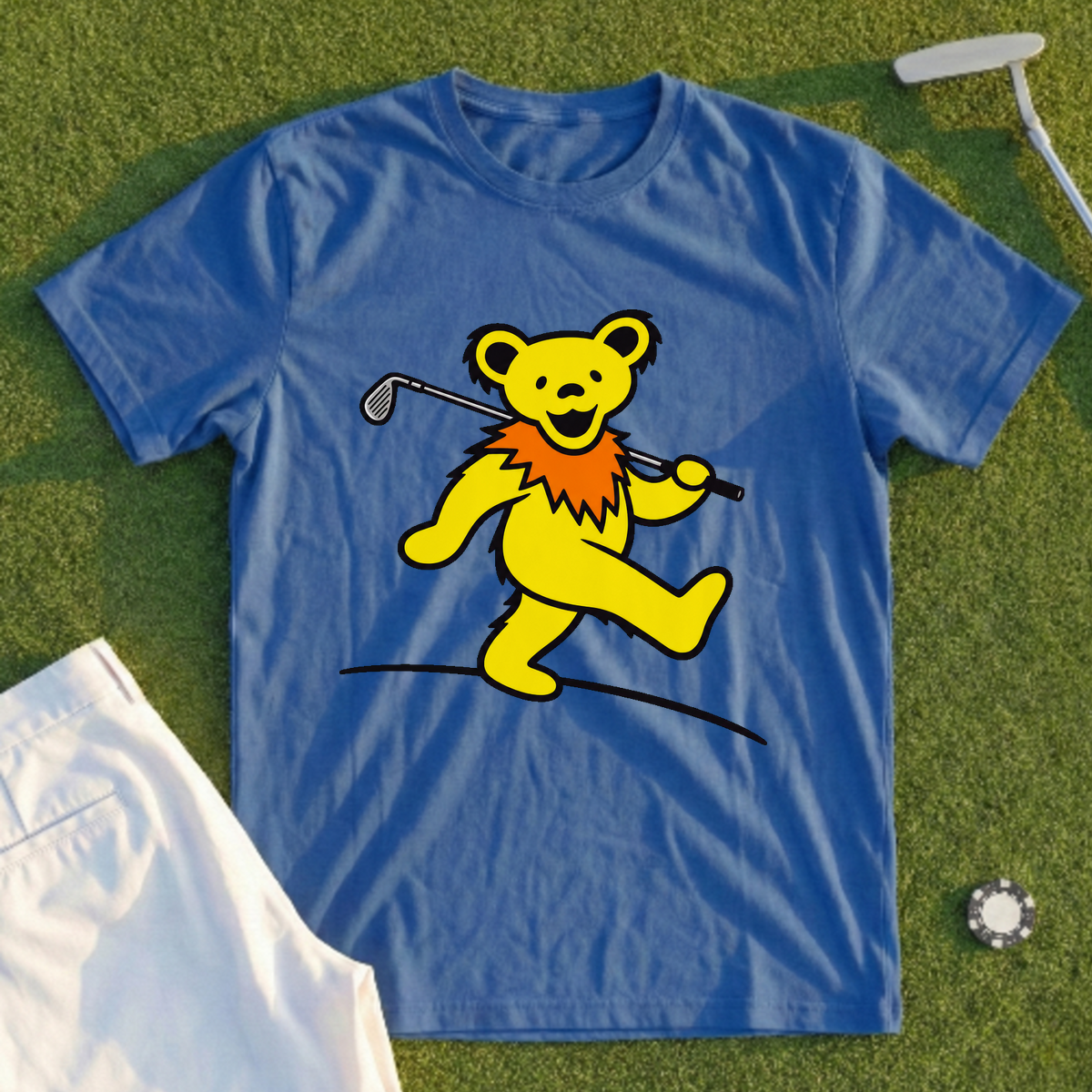 Bear's Cart Path Victory Strut Tee