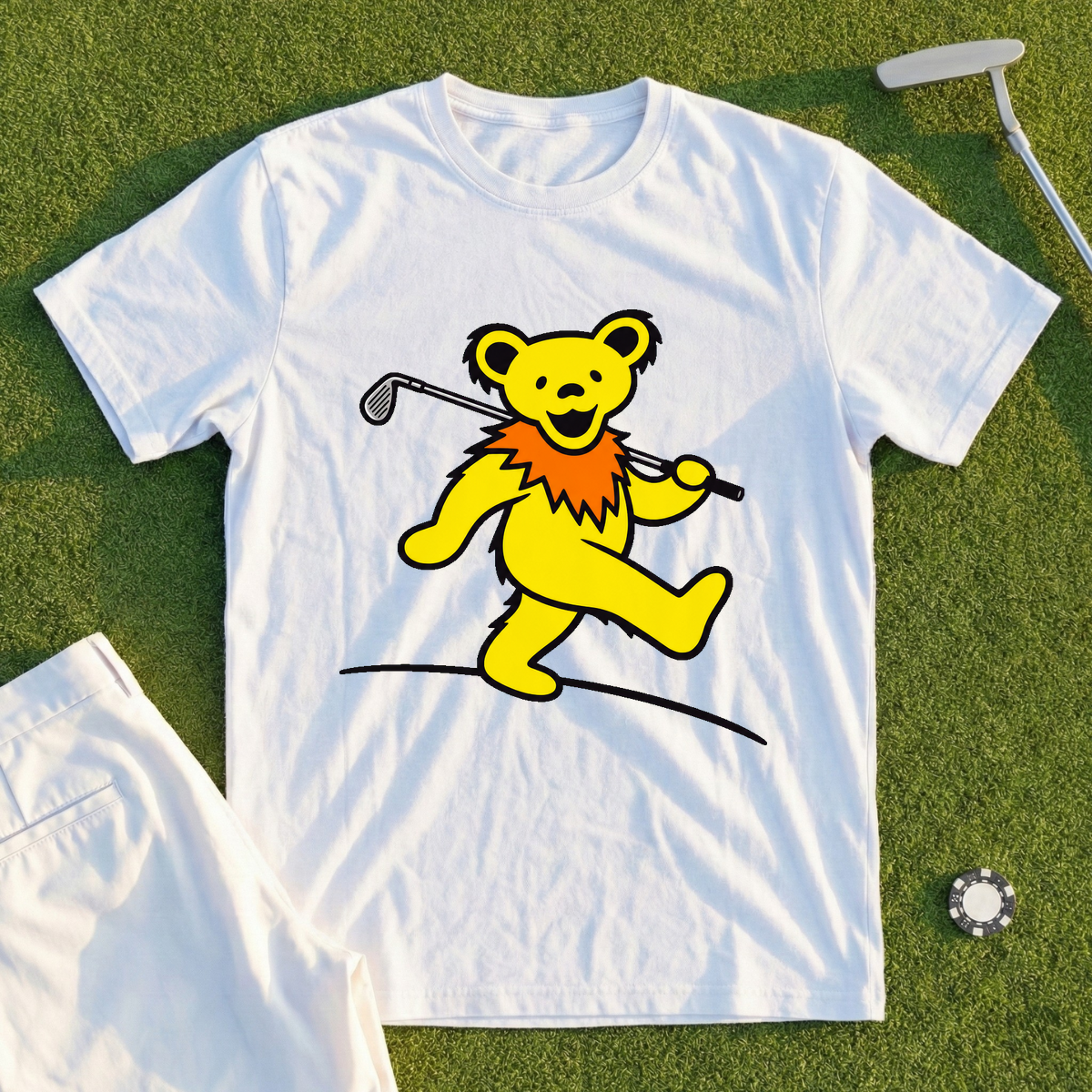 Bear's Cart Path Victory Strut Tee