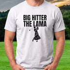 Big Hitter Tee worn on the golf course, White