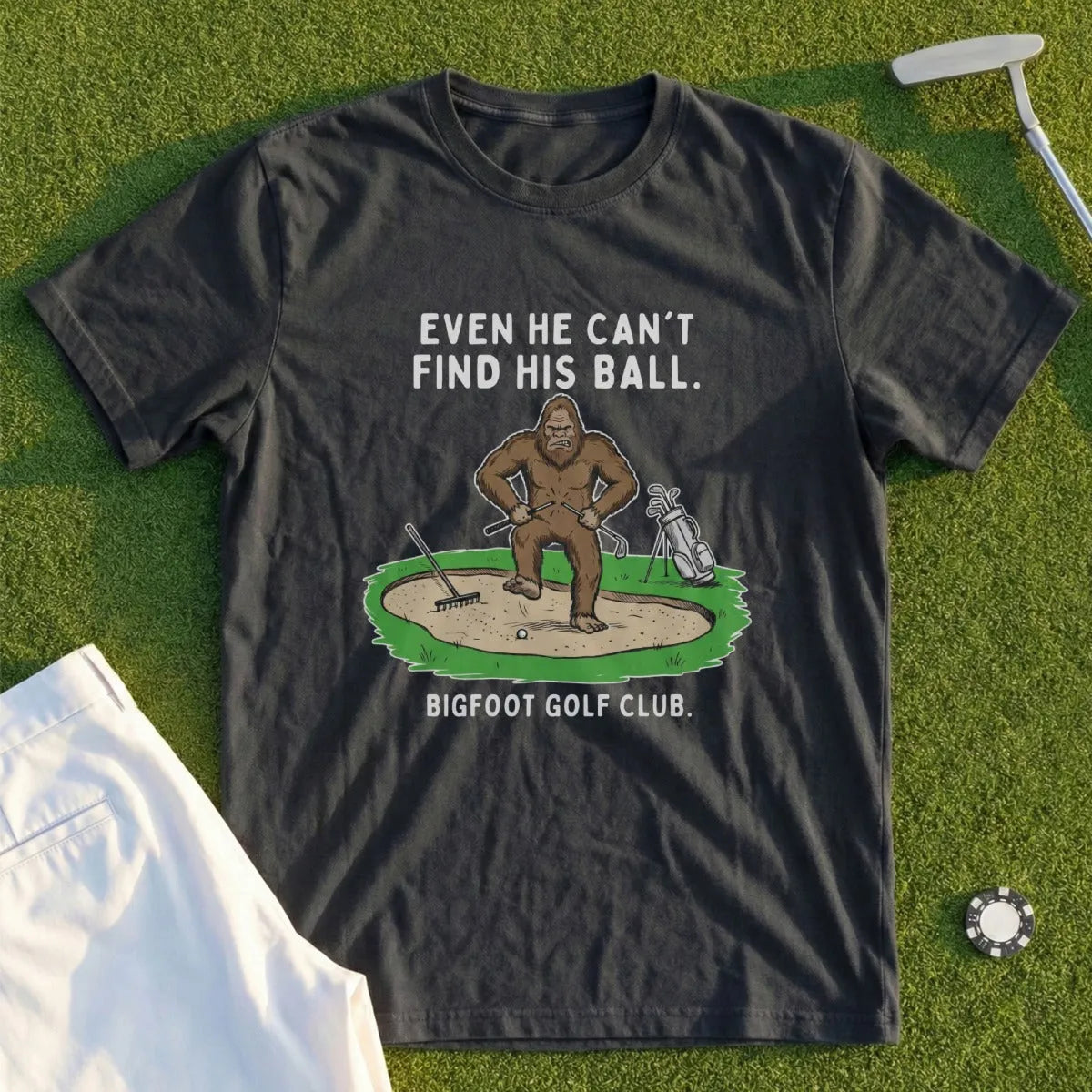 Bigfoot Lost His Ball Tee