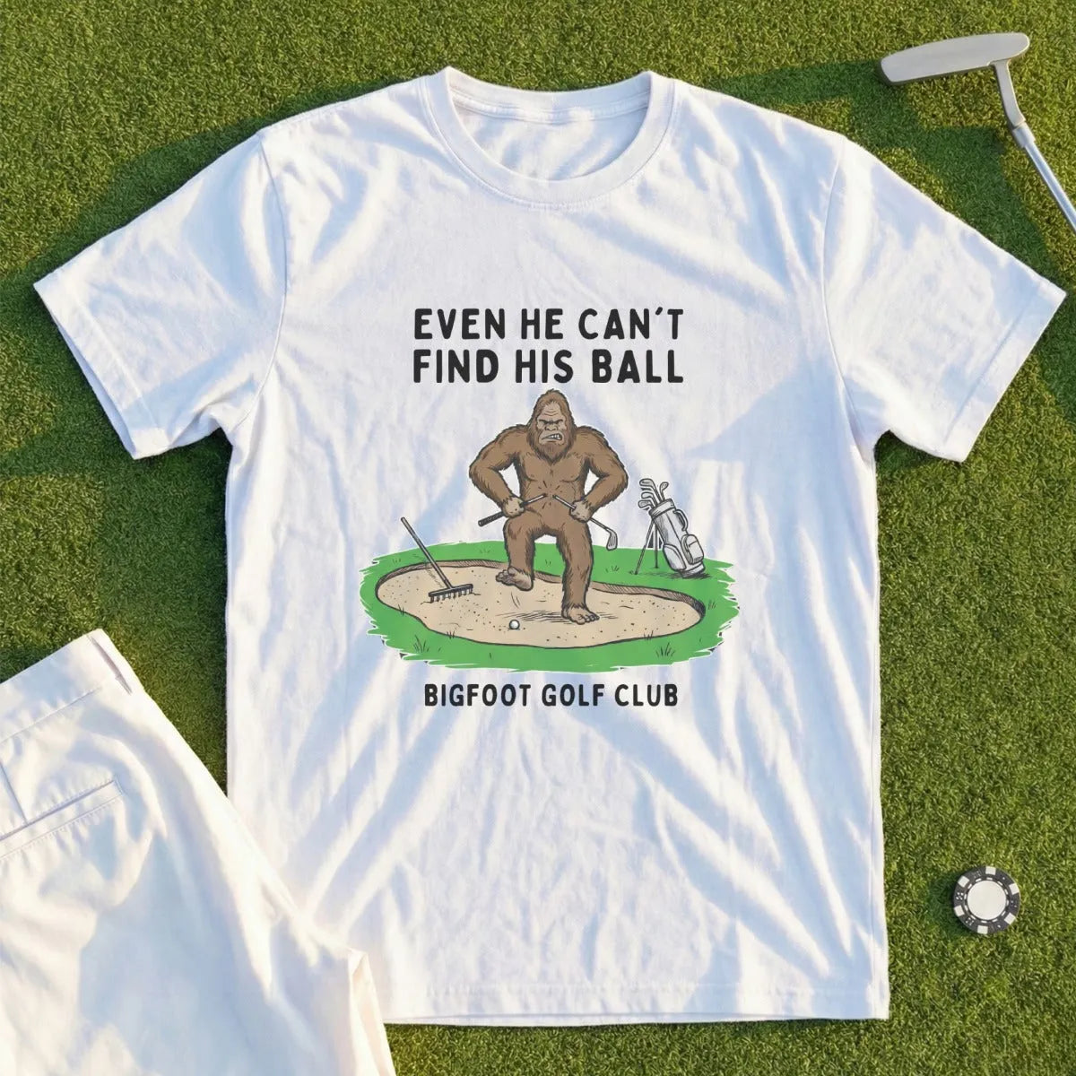 Bigfoot Lost His Ball Tee